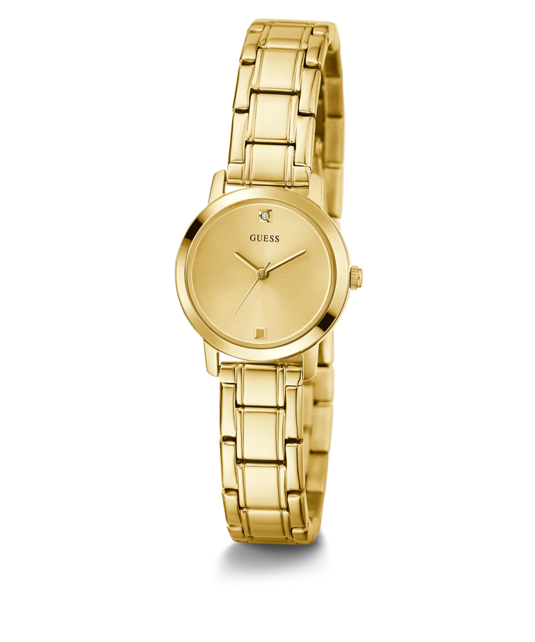 Guess - Ladies Gold Tone Analog Watch - Gold