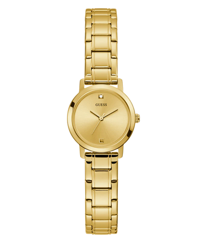 Guess - Ladies Gold Tone Analog Watch - Gold
