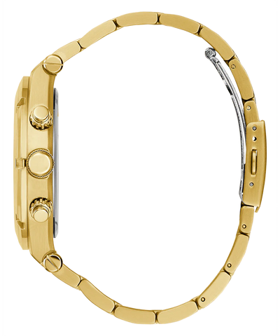 Guess - Mens Gold Tone Multi-function Watch - Gold