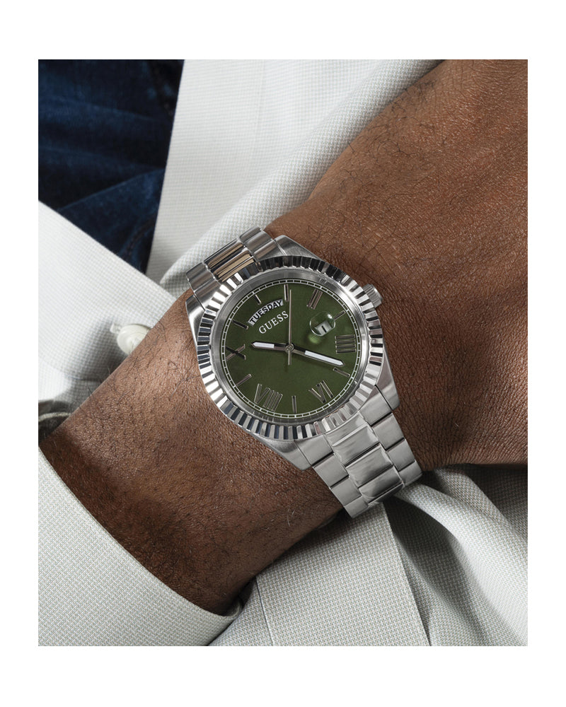 Guess - Guess Mens Watch – GW0265G10 - Silver & Black