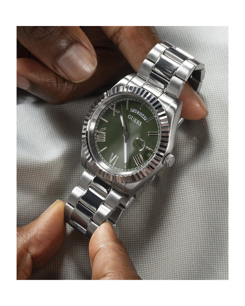 Guess - Guess Mens Watch – GW0265G10 - Silver & Black