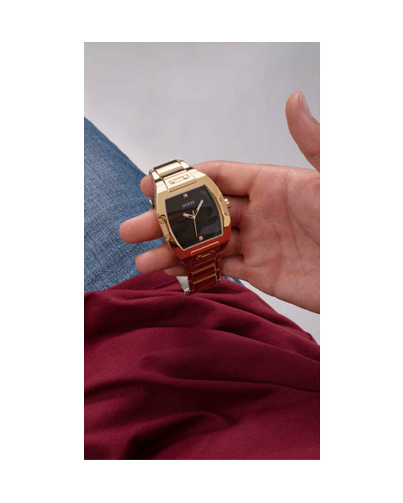 Guess Mens Watch – GW0387G2 - Gold & Black