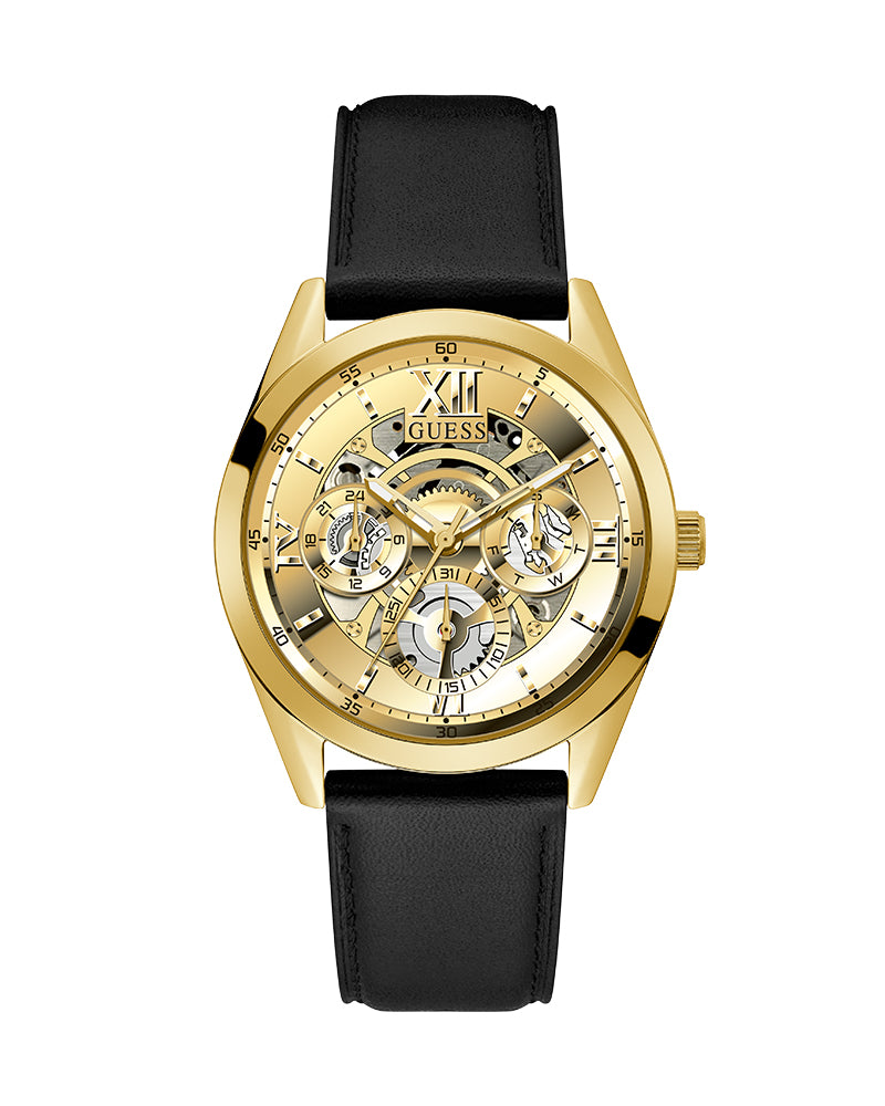Guess Mens Watch – GW0389G2 - Gold Watch for Men