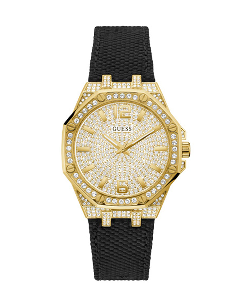 Guess Womens Watch – GW0408L2 - Black & Gold
