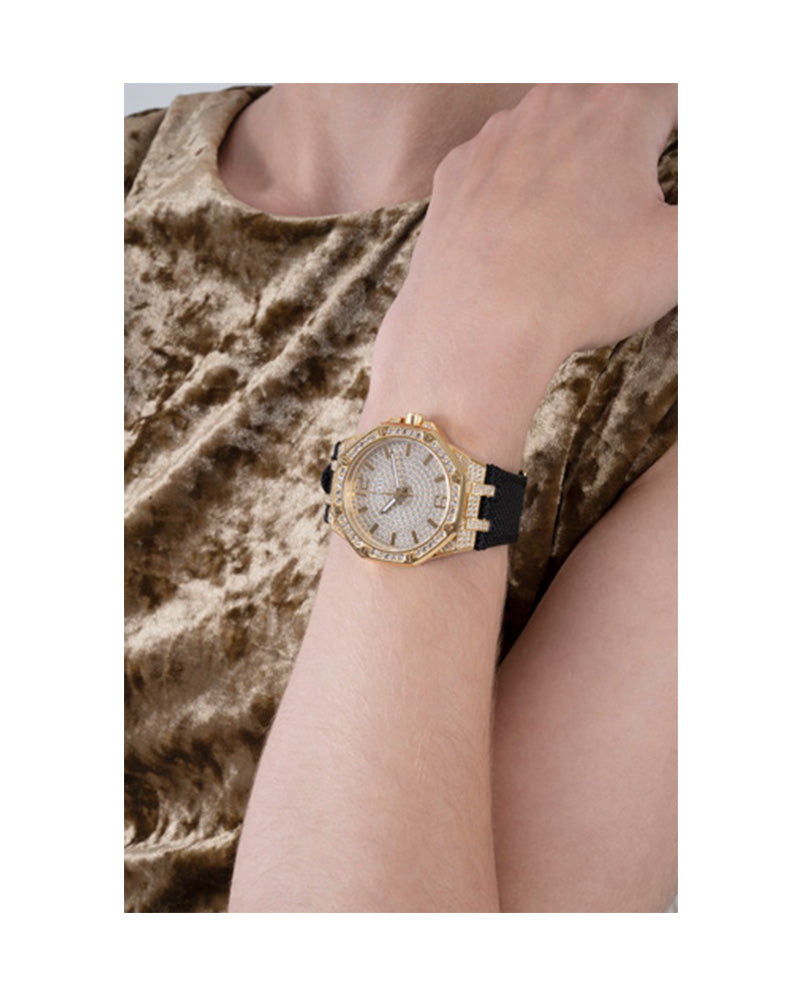 Guess Womens Watch – GW0408L2 - Black & Gold