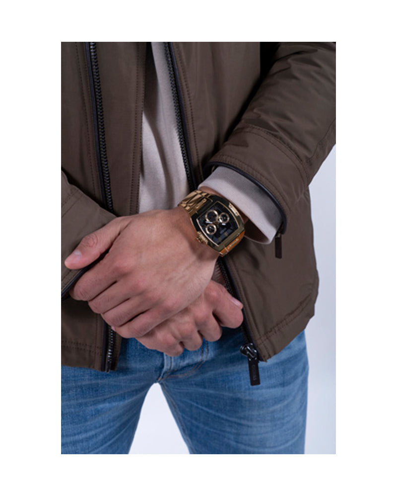 Guess Mens Watch – GW0456G1 - Black & Gold