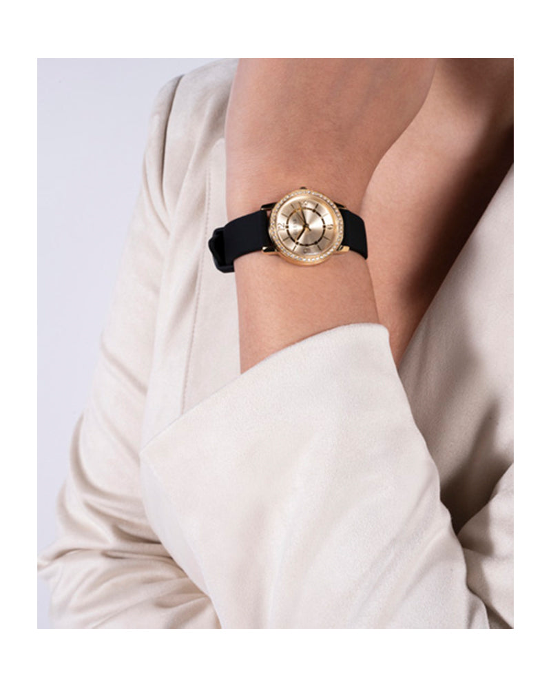 Guess Womens Watch – GW0469L3 - Black Silicone Watch