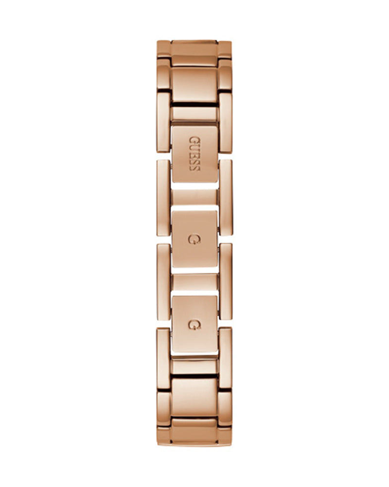 Guess Womens Watch – GW0476L3 - Crystals Rose Gold Dial Rose Gold Crystals Stainless Steel Bracelet Watch