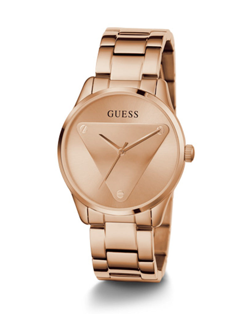 Guess Womens Watch – GW0485L2 - Rose Gold Dial Rose Gold Stainless Steel Bracelet Watch