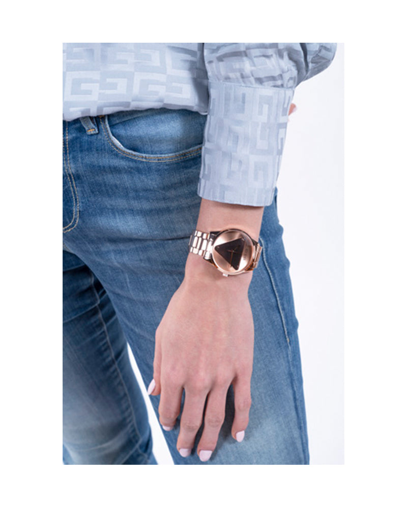 Guess Womens Watch – GW0485L2 - Rose Gold Dial Rose Gold Stainless Steel Bracelet Watch