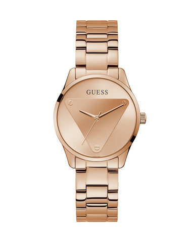 Guess Womens Watch – GW0485L2 - Rose Gold Dial Rose Gold Stainless Steel Bracelet Watch