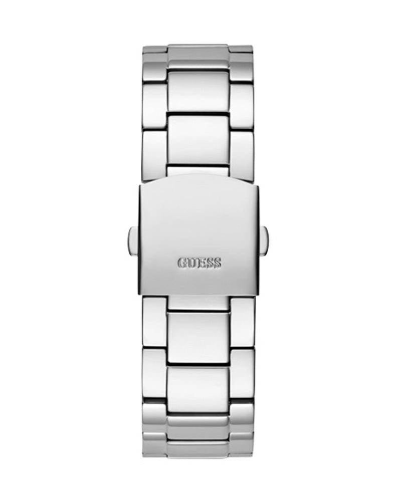 Guess Mens Watch – GW0493G1 - Black Dial Silver Stainless Steel Bracelet Watch