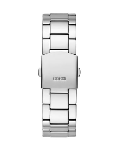 Guess Mens Watch – GW0493G1 - Black Dial Silver Stainless Steel Bracelet Watch