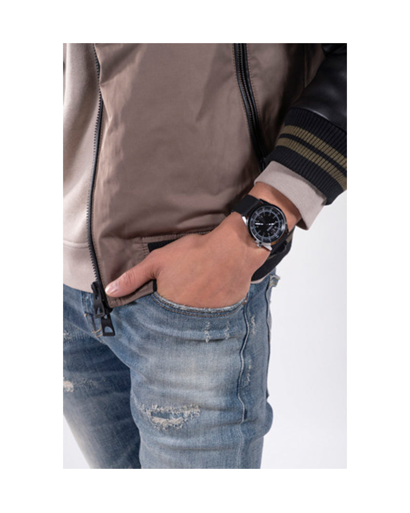 Guess Mens Watch – GW0494G1 - Black Dial Black Silicone Band Watch