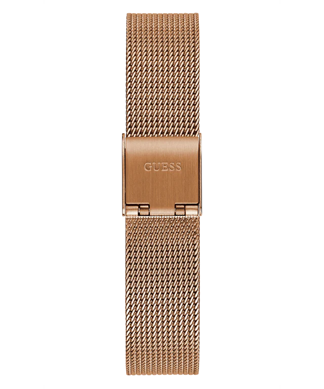 GUESS Ladies Rose Gold Tone Analog Watch