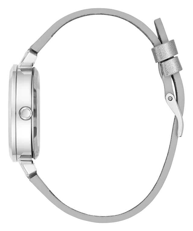GUESS Ladies Silver Tone Analog Watch