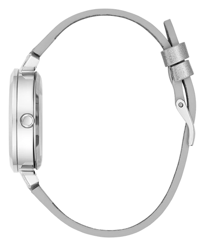 GUESS Ladies Silver Tone Analog Watch