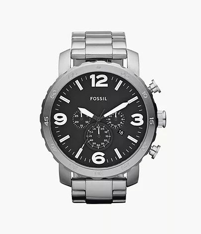 Fossil - Nate Chronograph Stainless Steel Watch