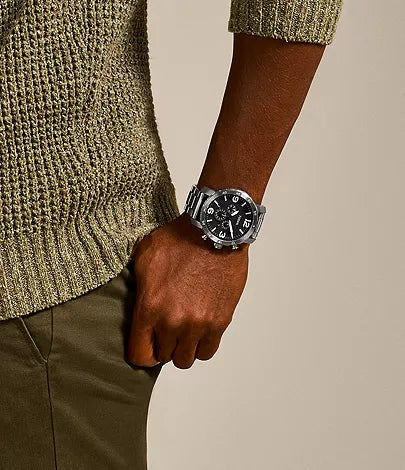 Fossil - Nate Chronograph Stainless Steel Watch