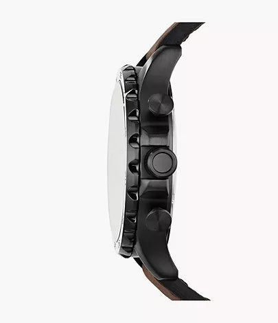 Fossil - Nate Chronograph Brown Leather Watch