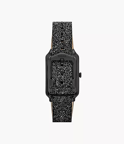 Fossil - The Wizard of Oz x Fossil Limited Edition Three-Hand Black Crystal Fabric Watch