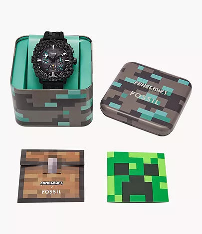 Fossil - Minecraft x Fossil Limited-Edition Deepslate Chronograph Watch