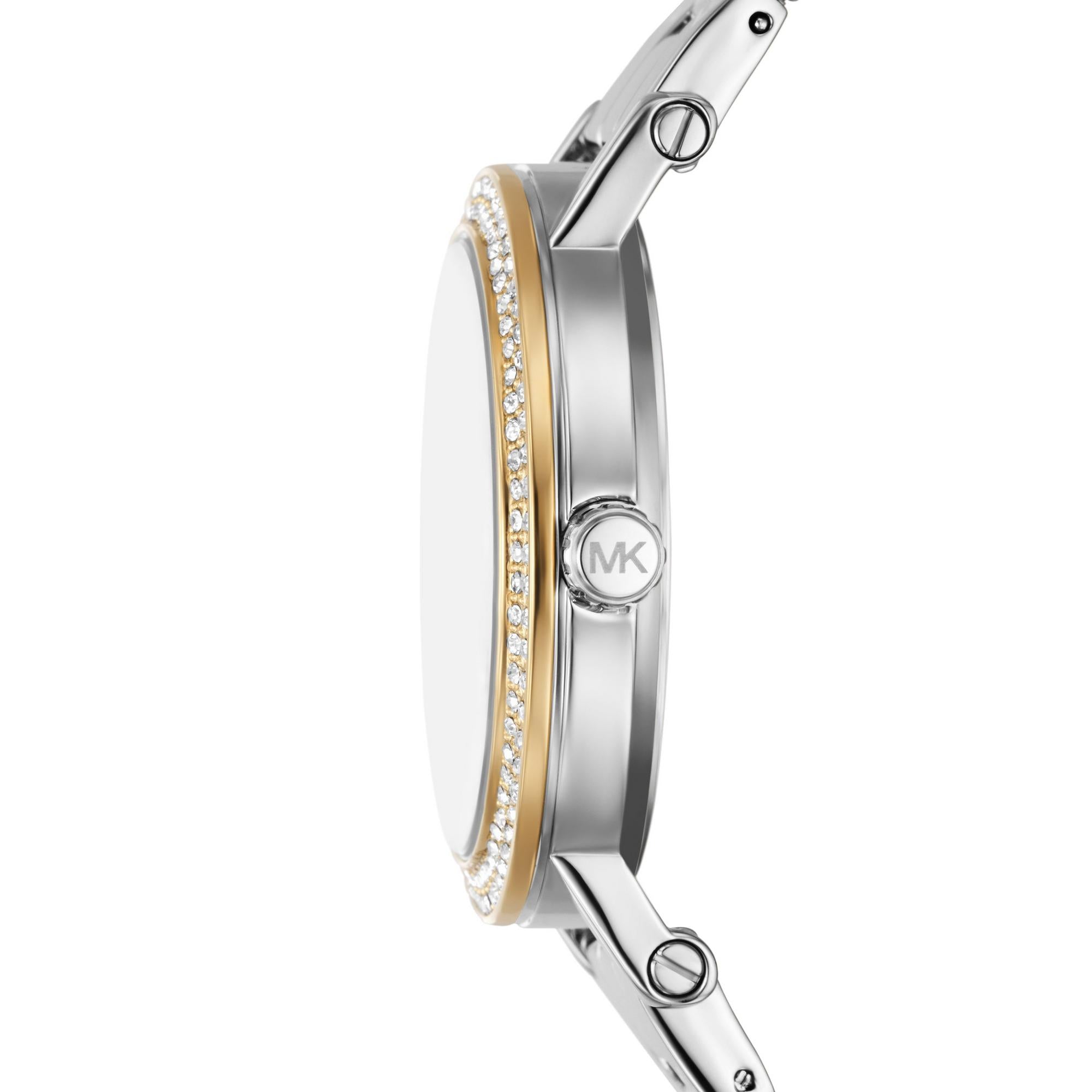 Michael Kors Corey Bi-Metal Crystal Quartz Ladies Watch