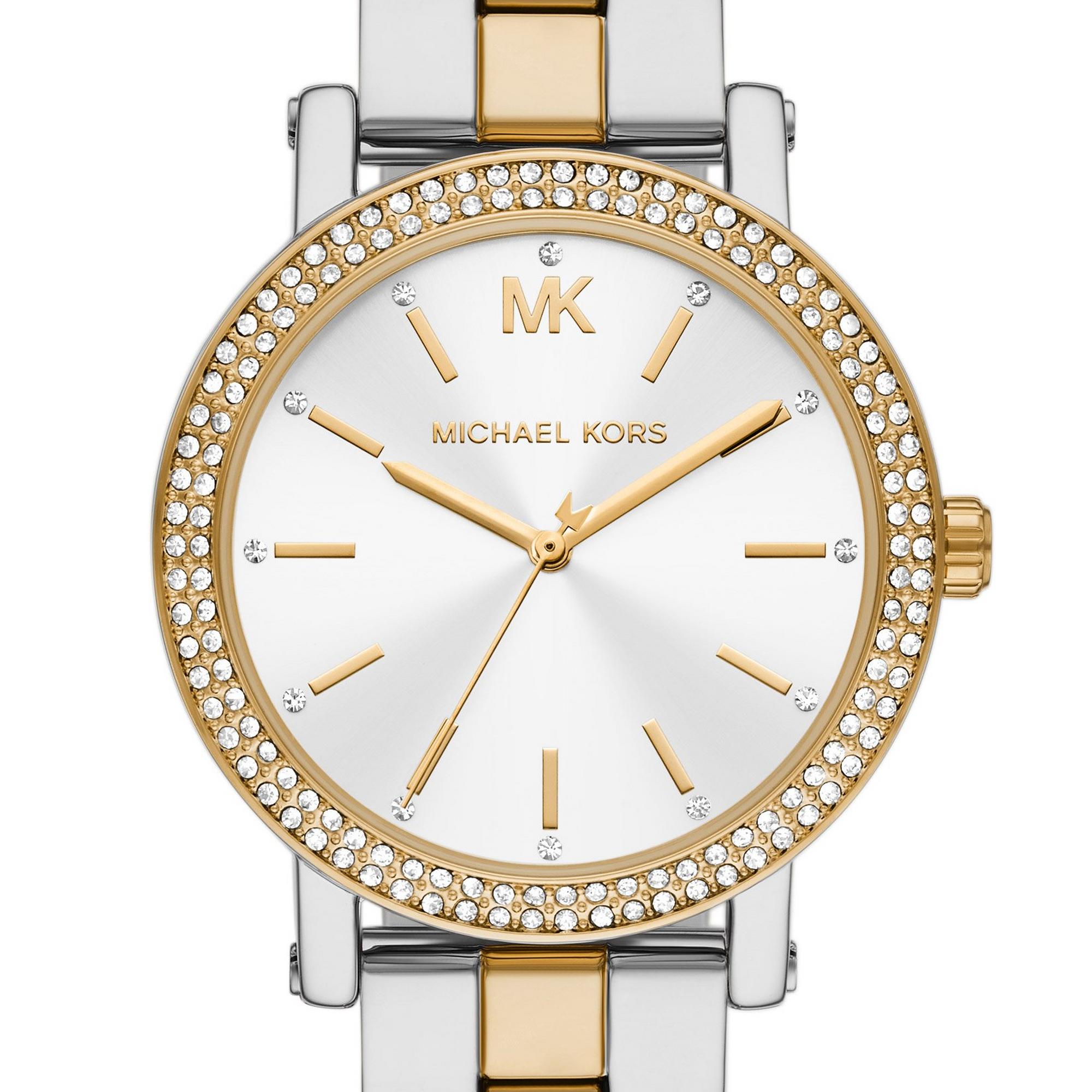 Michael Kors Corey Bi-Metal Crystal Quartz Ladies Watch