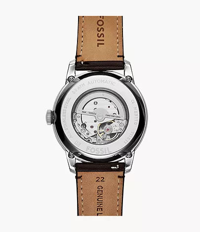 Fossil - Townsman Automatic Brown Leather Watch