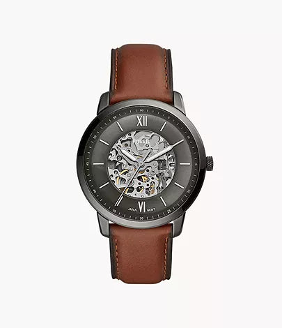 Fossil - Neutra Automatic Amber Leather Watch