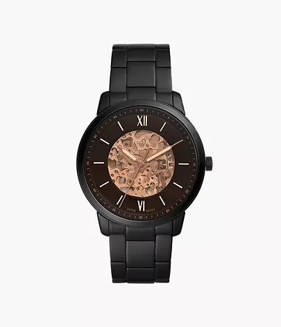 Fossil - Neutra Automatic Black Stainless Steel Watch