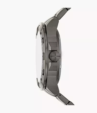 Fossil - Bronson Automatic Smoke Stainless Steel Watch