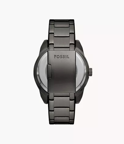 Fossil - Bronson Automatic Smoke Stainless Steel Watch