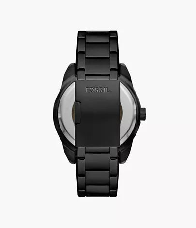 Fossil - Bronson Automatic Black Stainless Steel Watch