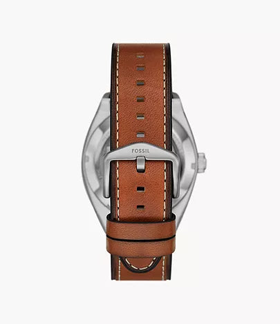 Fossil - Everett Automatic Brown Leather Watch