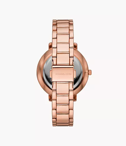 Michael Kors Pyper Three-Hand Rose Gold-Tone Alloy Watch