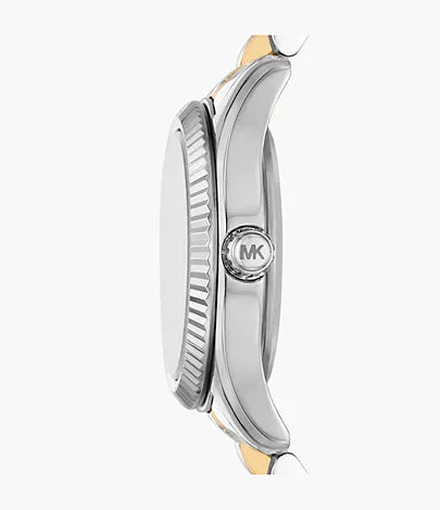 Michael Kors Lexington Three-Hand Two-Tone Stainless Steel Watch