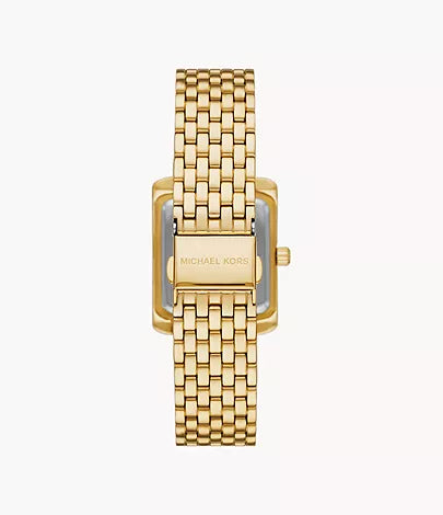 Michael Kors Emery Three-Hand Gold-Tone Stainless Steel Watch