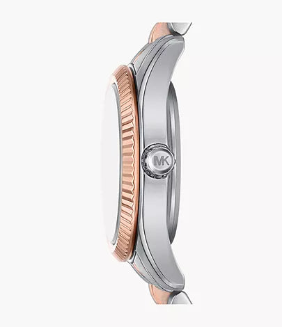 Michael Kors Lexington Three-Hand Two-Tone Stainless Steel Watch and Bracelets Gift Set