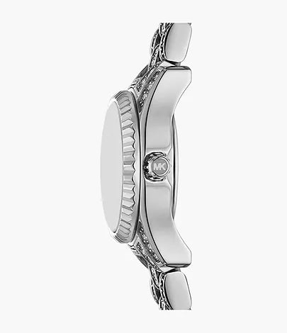 Michael Kors Lexington Three-Hand Stainless Steel Watch