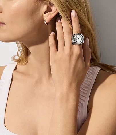 Michael Kors Rylee Two-Hand Stainless Steel Watch Ring