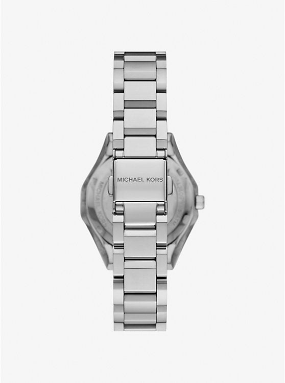 Michael Kors Mini Darrington Gold-Tone and Leather Watch