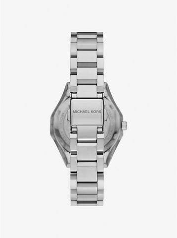 Michael Kors Mini Raquel Pave Silver-Tone Watch