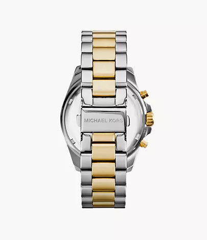 Michael Kors Women's Bradshaw Chronograph Two-Tone Stainless Steel Watch