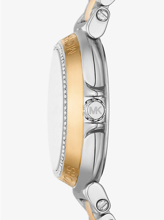 Michael Kors Mini Maren Pavé Two-Tone Watch