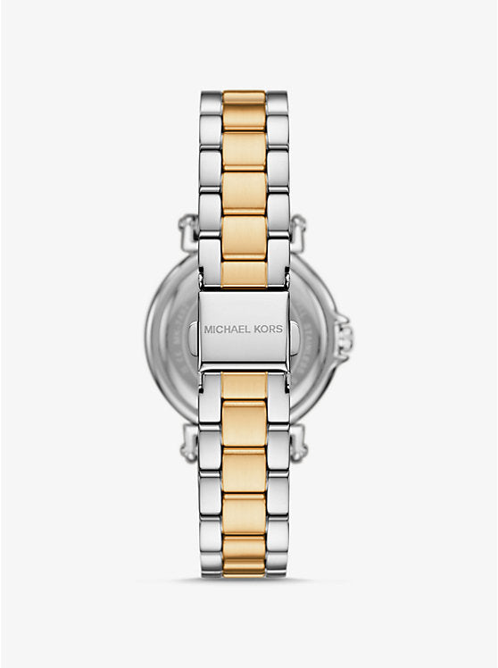 Michael Kors Mini Maren Pavé Two-Tone Watch
