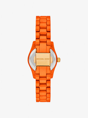 Michael Kors Petite Lexington Orange-Tone Watch