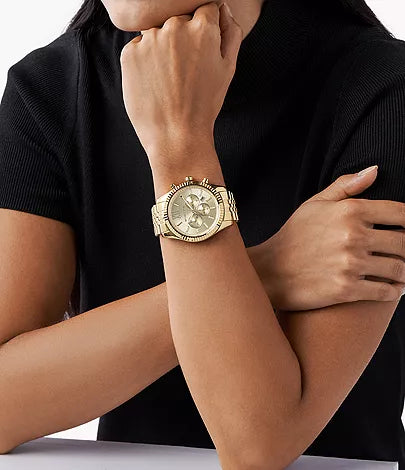 Michael Kors Men's Gold-Tone Lexington Watch