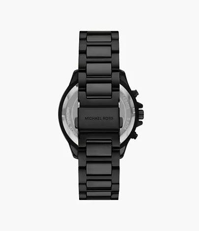 Michael Kors Sage Chronograph Black Stainless Steel Watch
