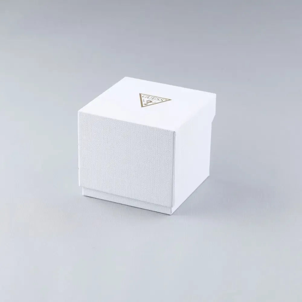 Guess Womens White Analog Watch Box Set GW0691L2